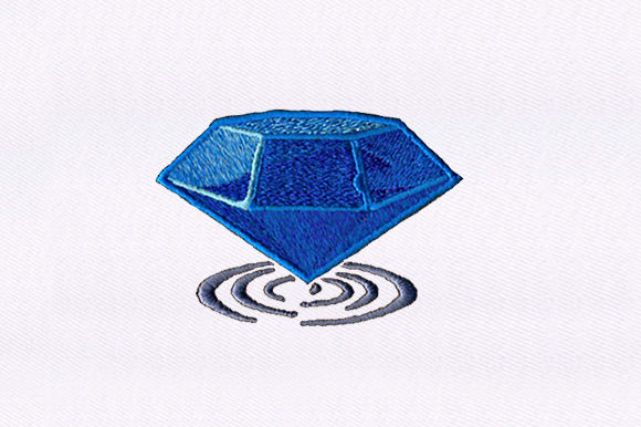 Blue Diamond: A Wedding Embroidery Design That Feels Like a Promise