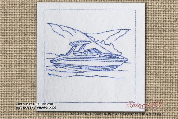 Bowrider Boat Redwork