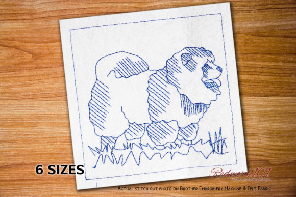 Chow Chow Dog Embroidery Design Review