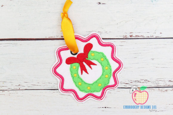 Christmas Garland ITH Ornament