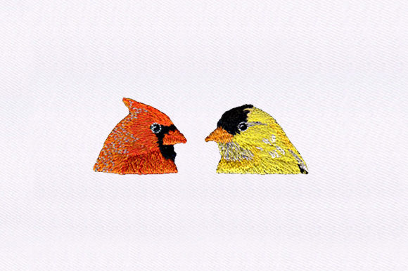 Duo of Birds: A Thoughtful Embroidery Design for Real Projects