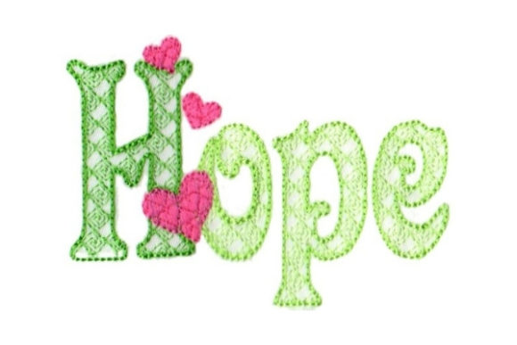 Hope: A Tender Embroidery Design for Meaningful Gifts