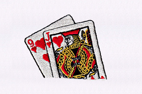 Jack of Hearts Embroidery Design