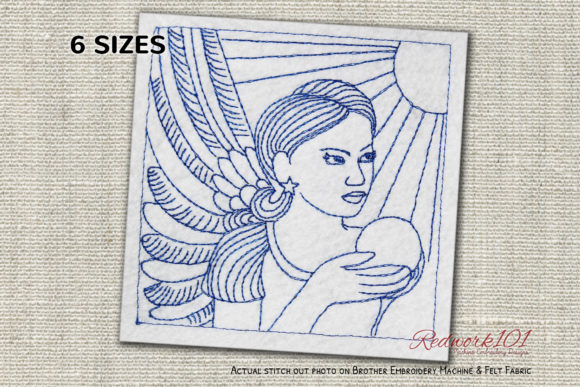 Power Angels Redwork: A Tender Embroidery Gem