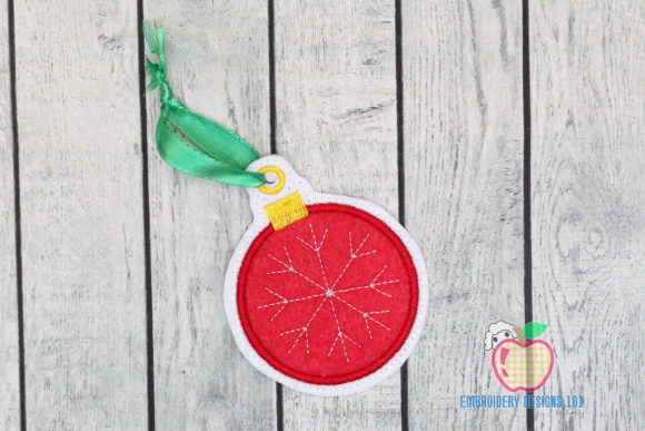Snowflake Christmas Ball Ornament